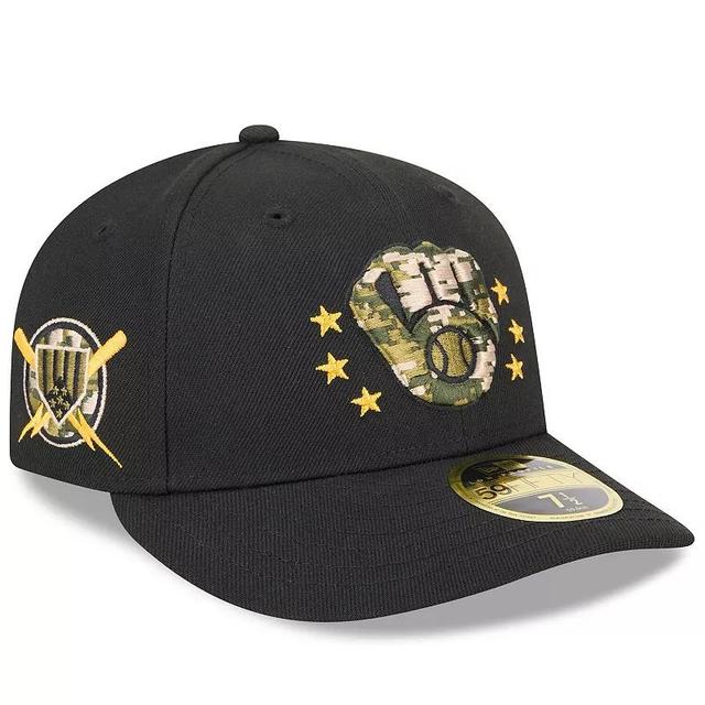 Mens New Era Milwaukee Brewers 2024 Armed Forces Day Low Profile 59FIFTY Fitted Hat Product Image