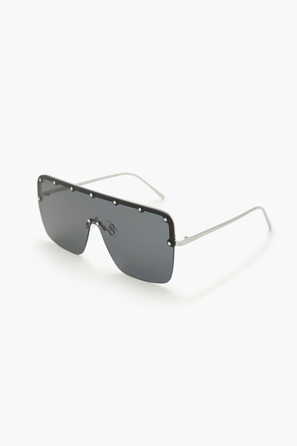 Studded Metal Shield Sunglasses | Forever 21 Product Image