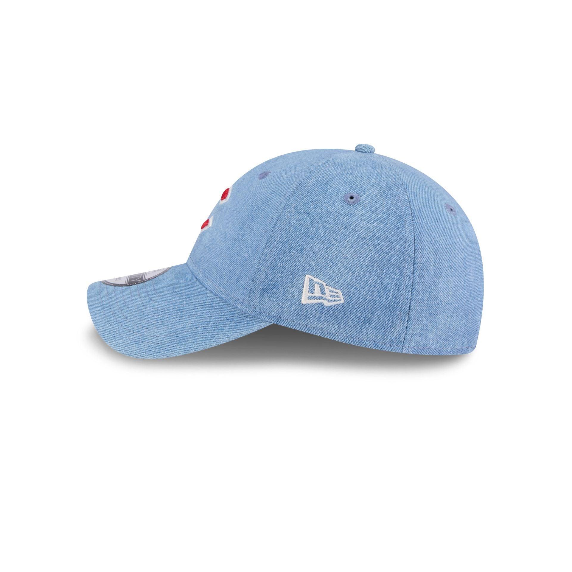 Chicago Cubs Washed Denim 9TWENTY Adjustable Hat Male Product Image