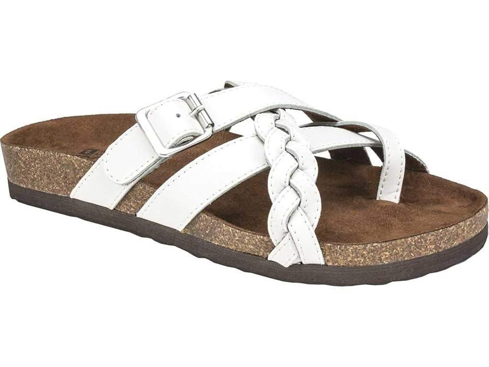 Womens White Mountain Harrington Footbed Slide Sandals Product Image