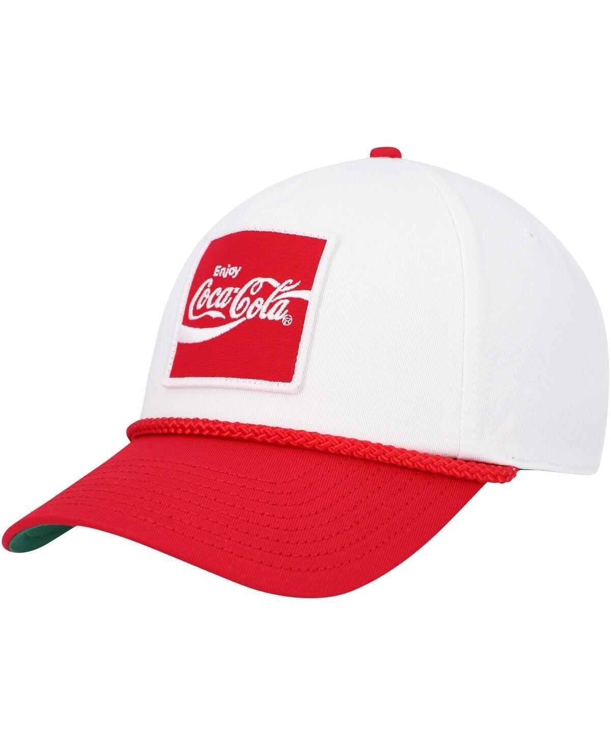 Mens American Needle White Coca-Cola Roscoe Adjustable Hat - White Product Image