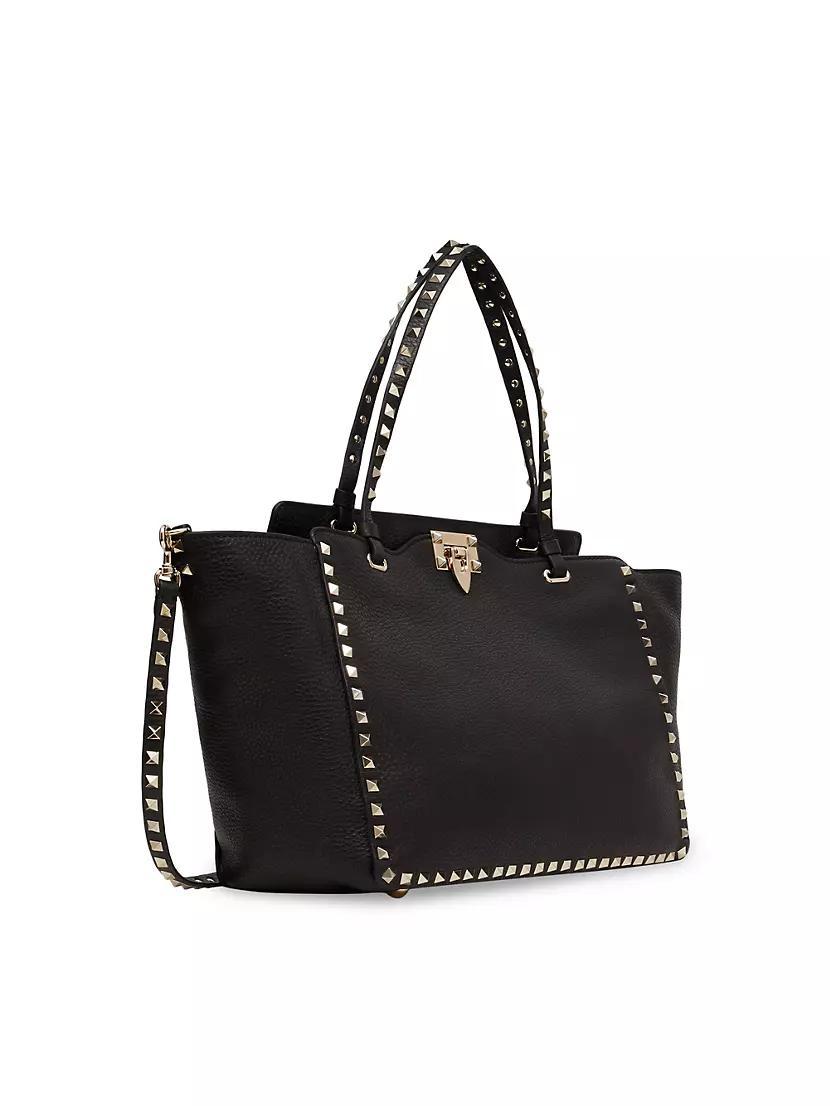 Medium Grainy Calfskin Rockstud Bag Product Image