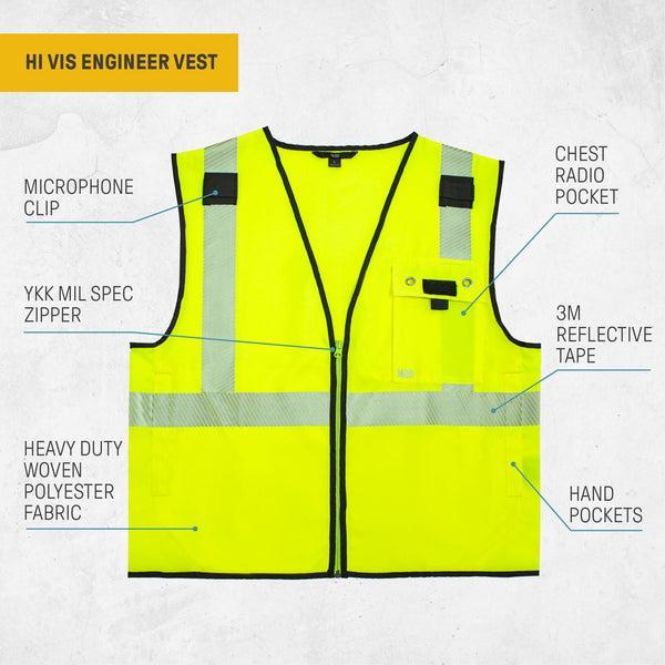 Hi Vis Engineer Vest Product Image