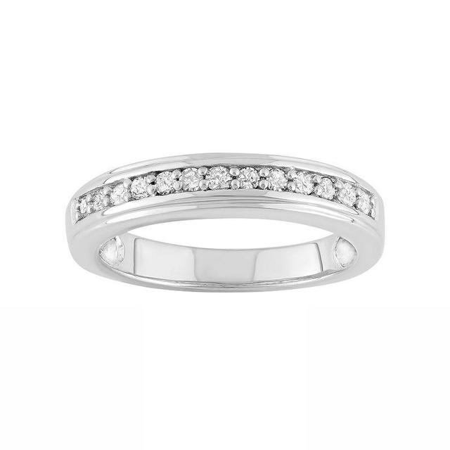 1/4 Carat T.W. Diamond Sterling Silver Ring, Womens White Product Image