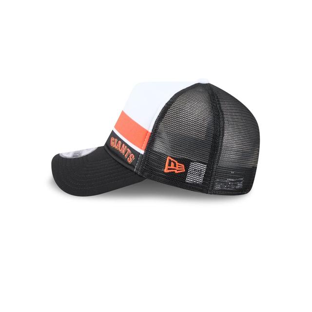 San Francisco Giants Color Block 9FORTY A-Frame Trucker Snapback Hat Male Product Image