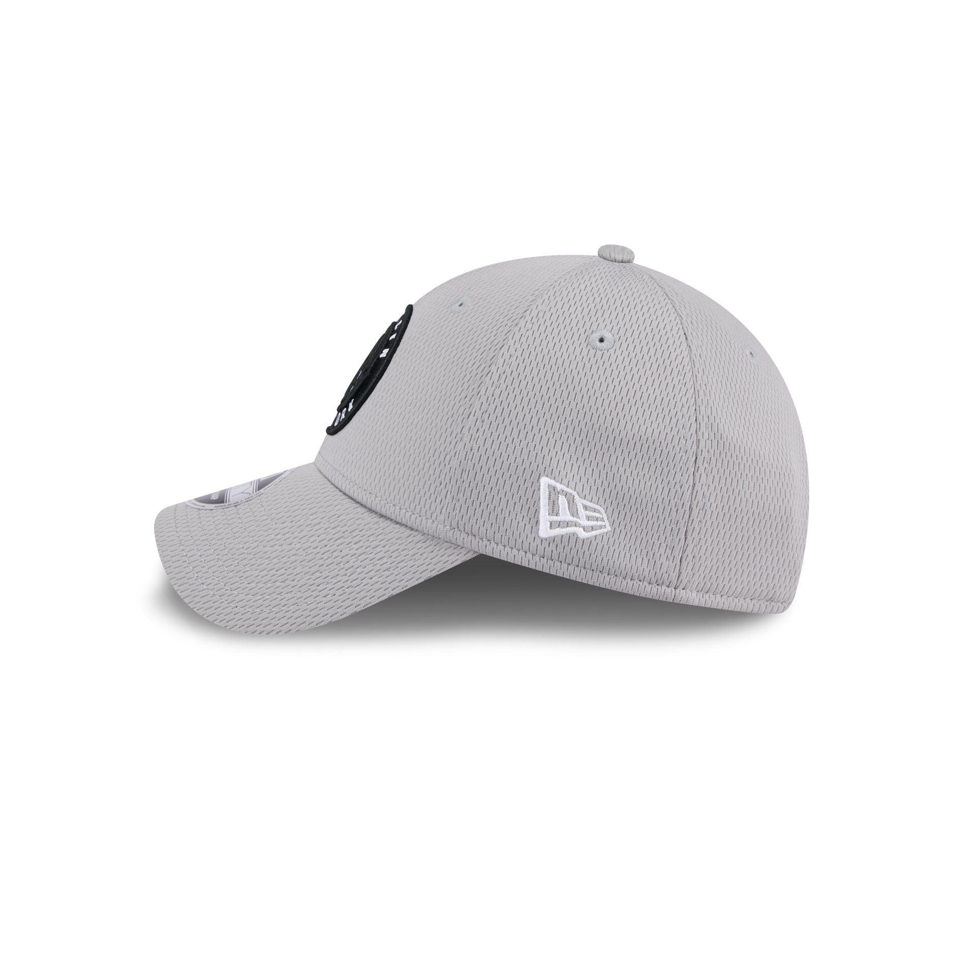 Brooklyn Nets Gray 9FORTY Stretch-Snap Hat Male Product Image