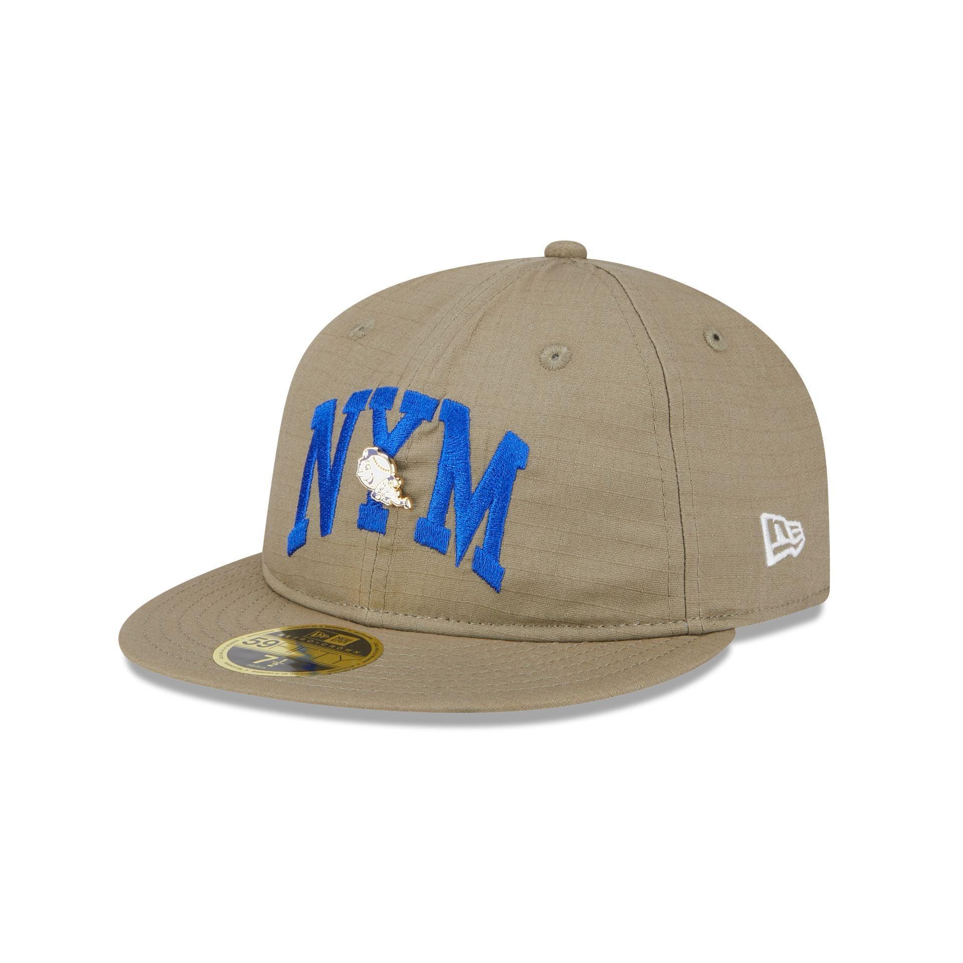 New York Mets Logo Pin Retro Crown 59FIFTY Fitted Hat Male Product Image