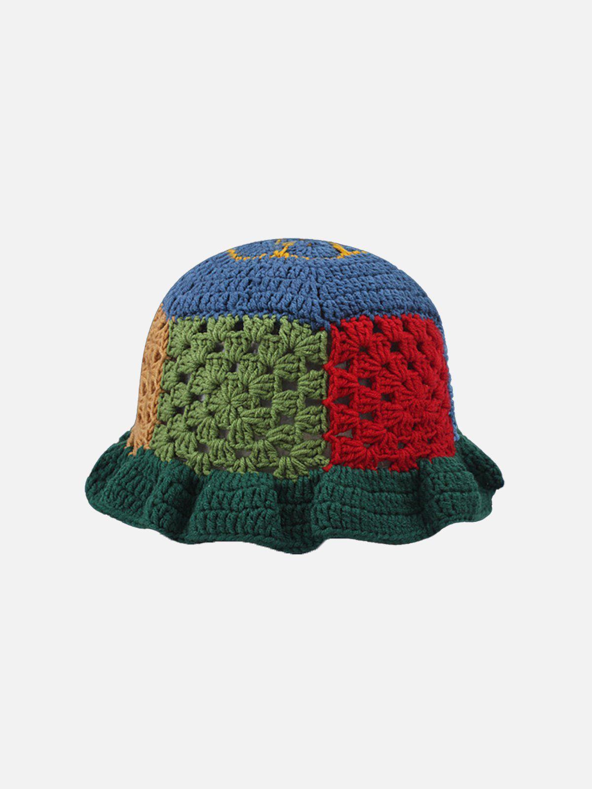 Handmade Crochet Open Knit Bucket Hat Product Image