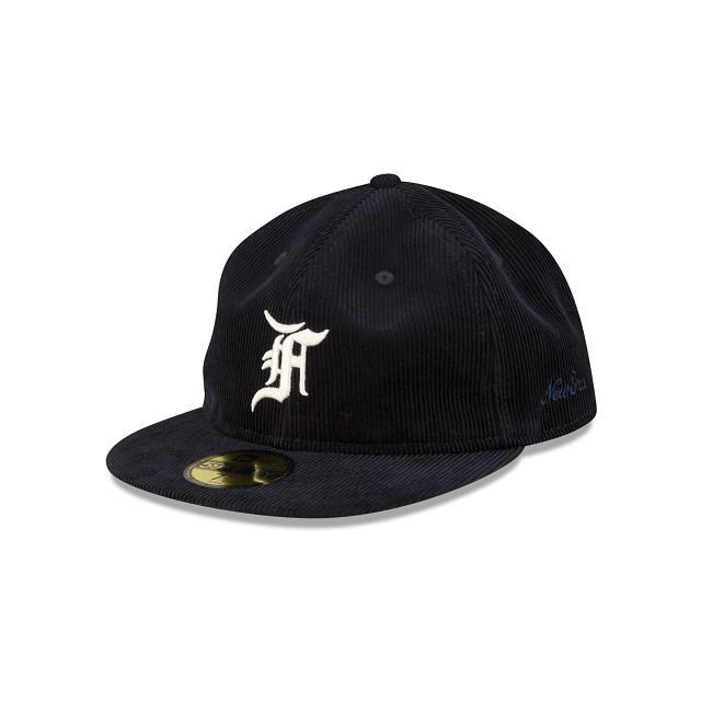 Fear of God Essentials Corduroy Navy 59FIFTY Fitted Hat Male Product Image