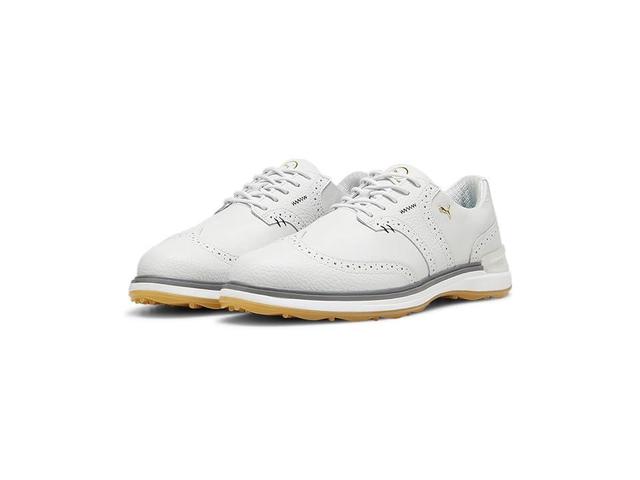 PUMA Golf Avant Wing Tip (Feather Gray/Slate Gray) Men's Shoes Product Image