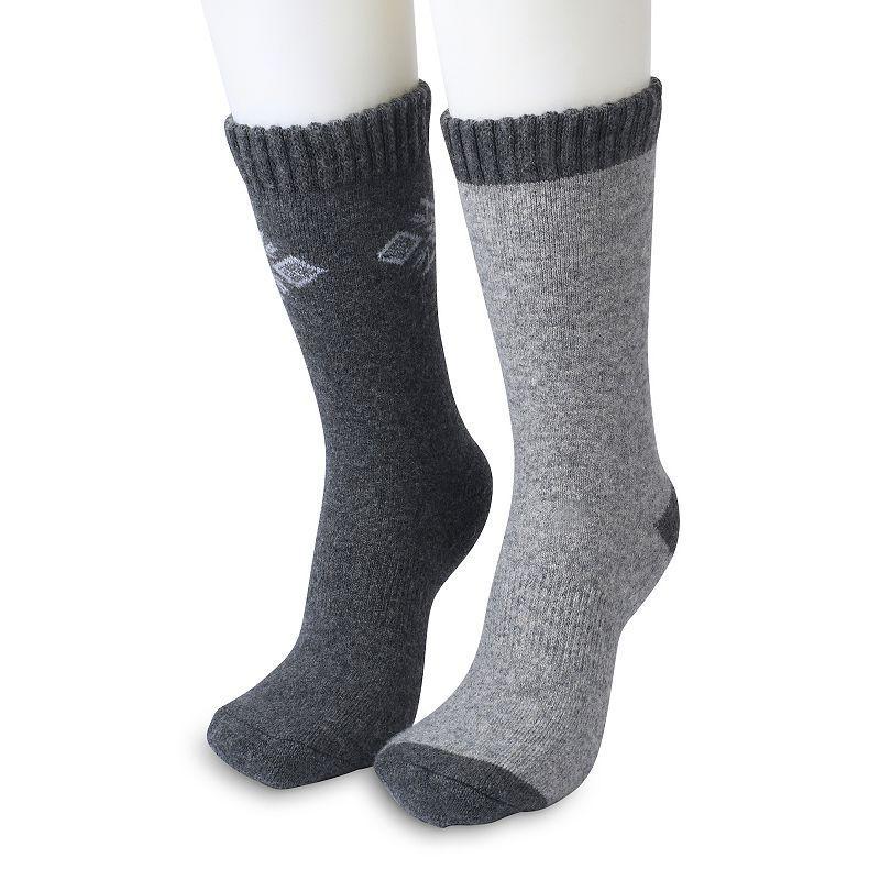 Womens GaaHuu 2-Pack Wool Blend Thermal Socks Product Image