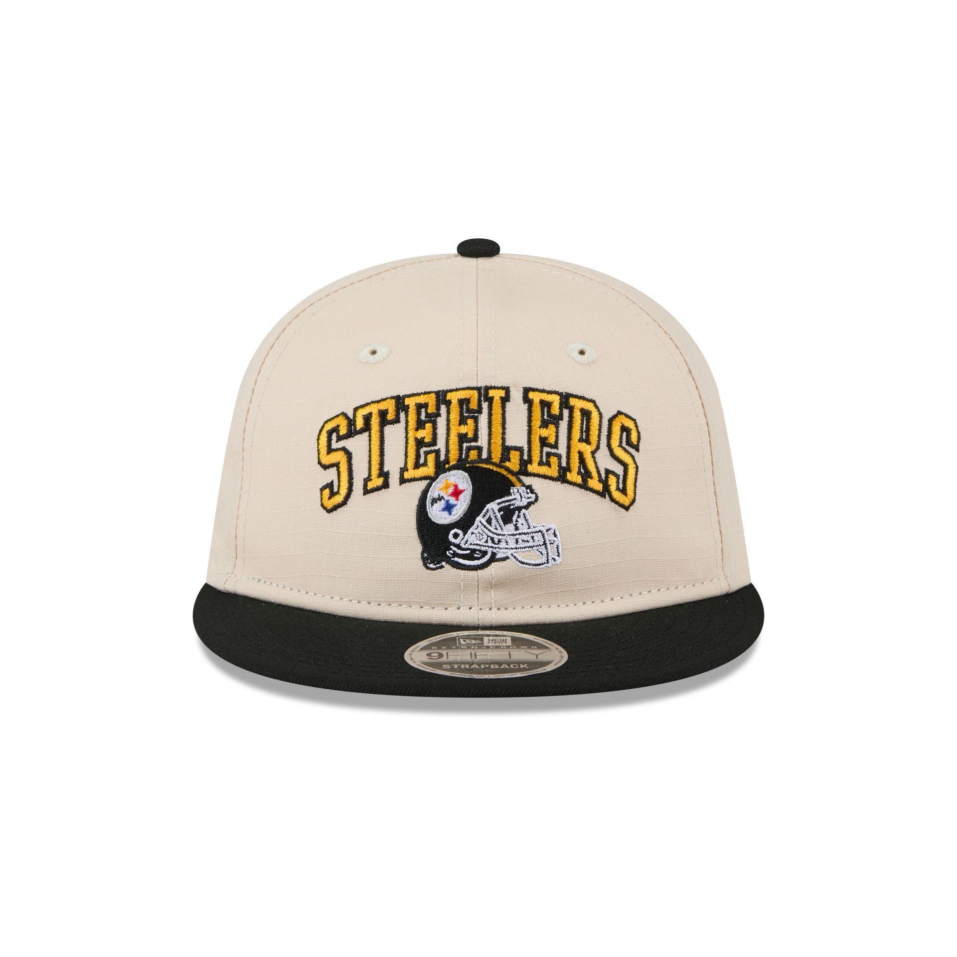 Pittsburgh Steelers Historic Helmet Retro Crown 9FIFTY Snapback Hat Male Product Image