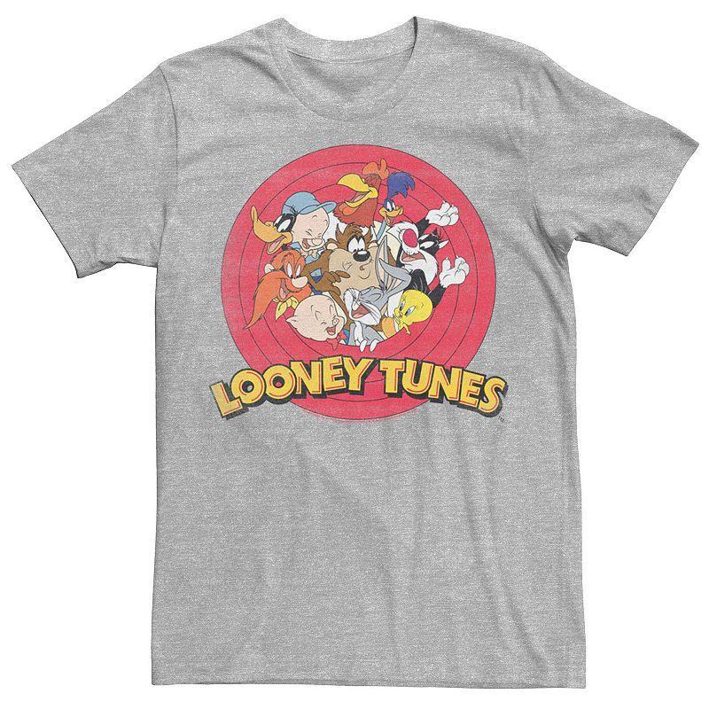 Mens Looney Tunes Classic Circle Lineup Group Shot Tee Product Image