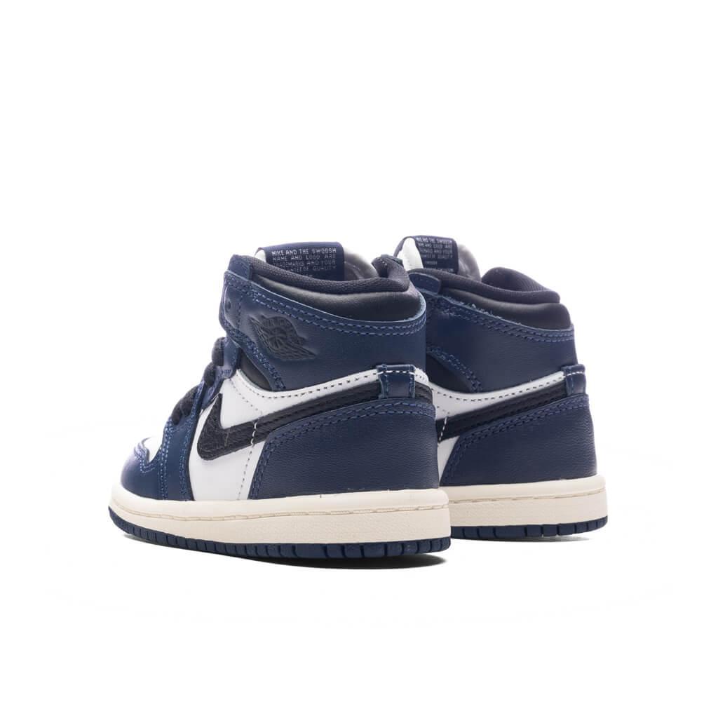 Air Jordan 1 Retro High OG (TD) - Midnight Navy/Black/White Male Product Image