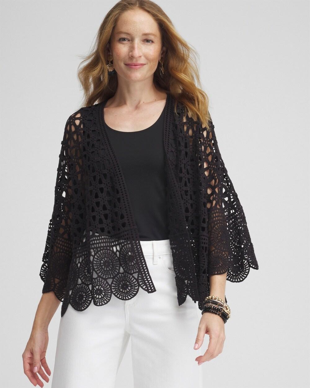 Crochet Cotton Kimono Product Image