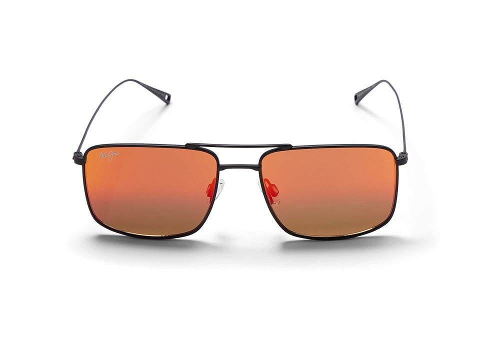 Maui Jim Aeko (Matte /Hawaii Lava) Fashion Sunglasses Product Image