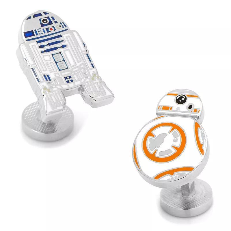 Mens Star Wars R2D2 and BB8 Enamel Cuff Links Product Image