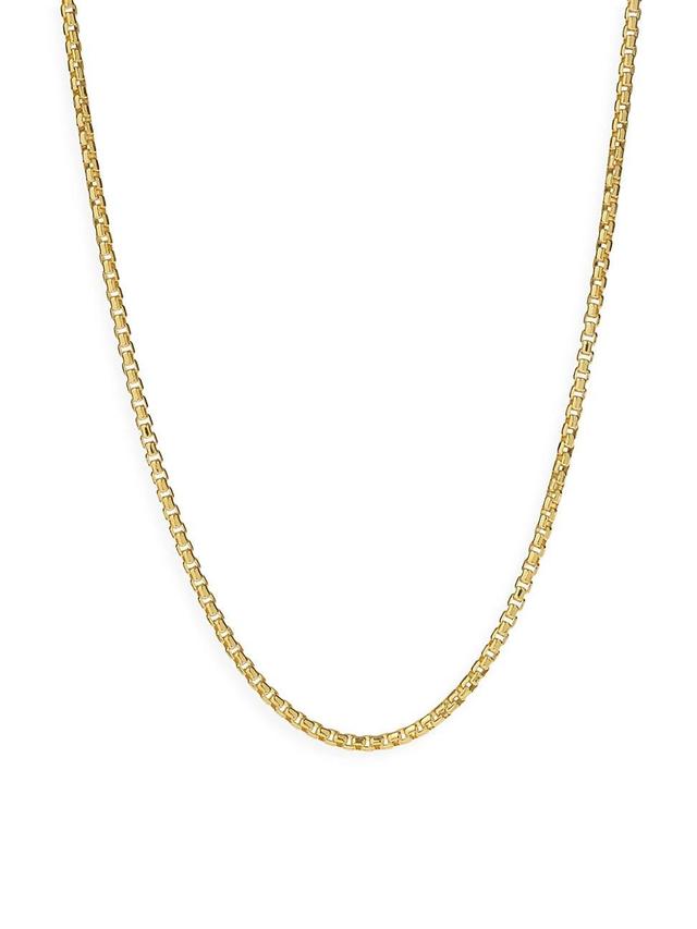 Degs & Sal Box Chain Necklace in Gold at Nordstrom Product Image