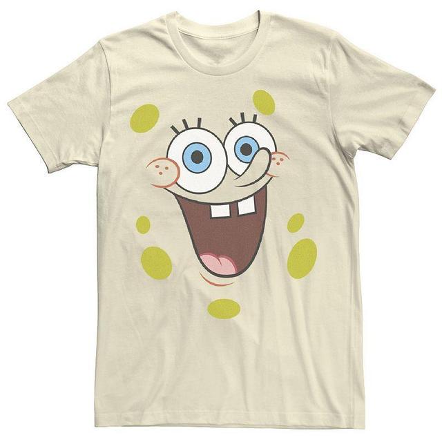 Mens Nickelodeon SpongeBob SquarePants Face Portrait Graphic Tee Product Image