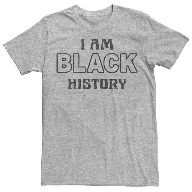 Mens I Am Black History Tee Athletic Grey Product Image