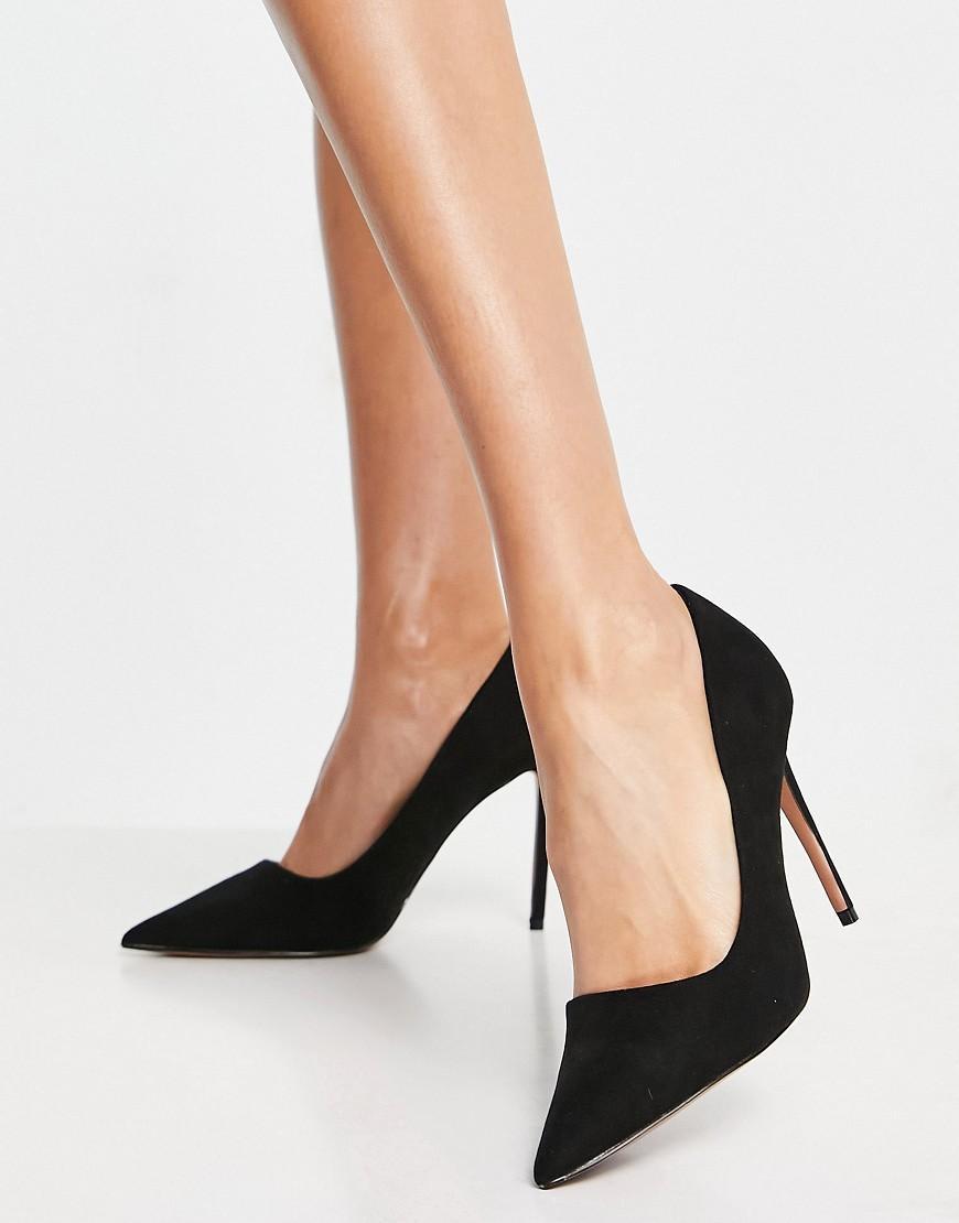 ASOS DESIGN Wide Fit Penza pointed high heeled pumps Product Image