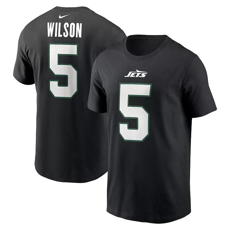 Mens Nike Garrett Wilson New York Jets Name & Number T-Shirt Product Image