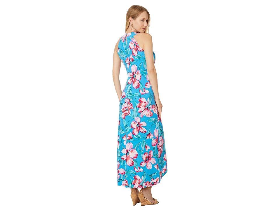 Tommy Bahama St. Barts Blossom Maxi Dress (Pacific Cyan) Women's Dress Product Image