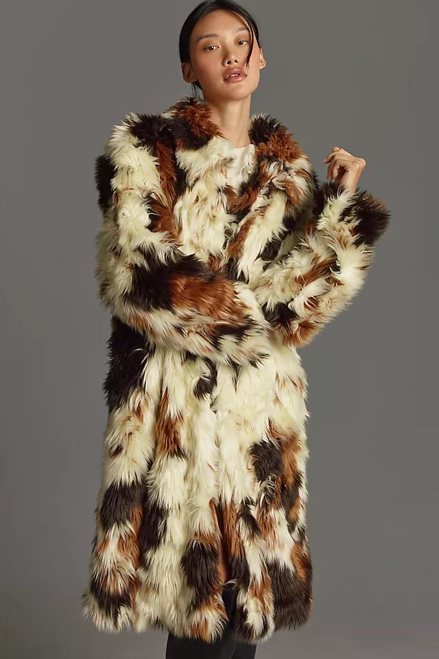 By Anthropologie Long Shaggy Coat Product Image