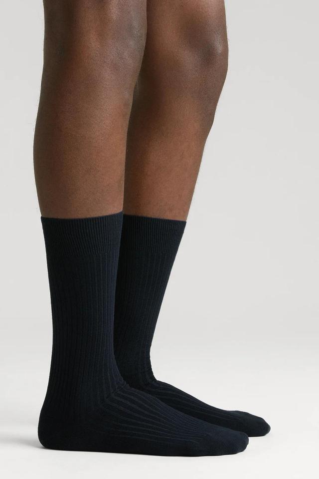 The Ribbed Cotton Sock 3-Pack Product Image