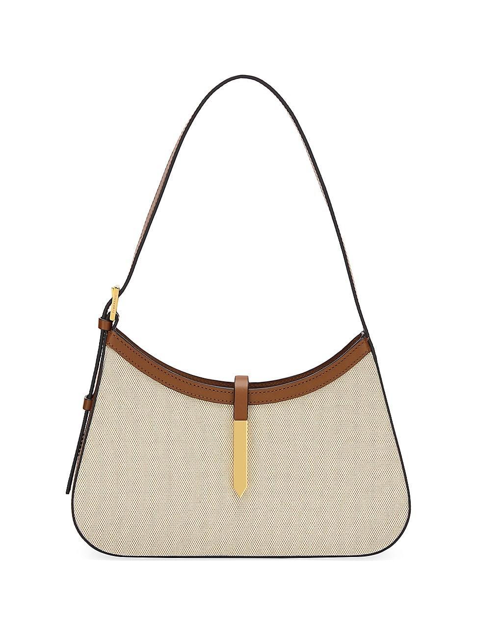 Womens Tokyo Canvas & Leather Shoulder Bag Product Image