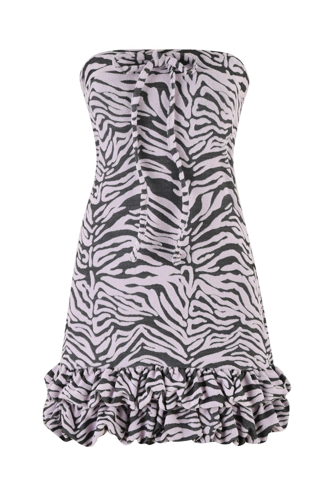 NARELLA DRESS - PINK : ZEBRA Product Image