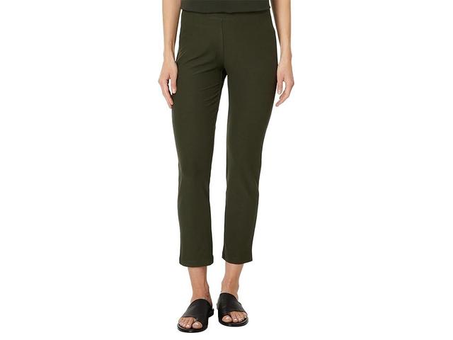 Eileen Fisher Petite Slim Ankle Pants (Seaweed) Women's Casual Pants Product Image