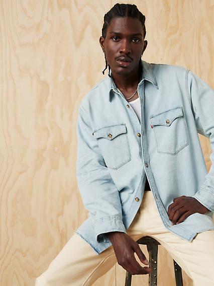 Levi's Fit Western Shirt Chambray - Men's Product Image