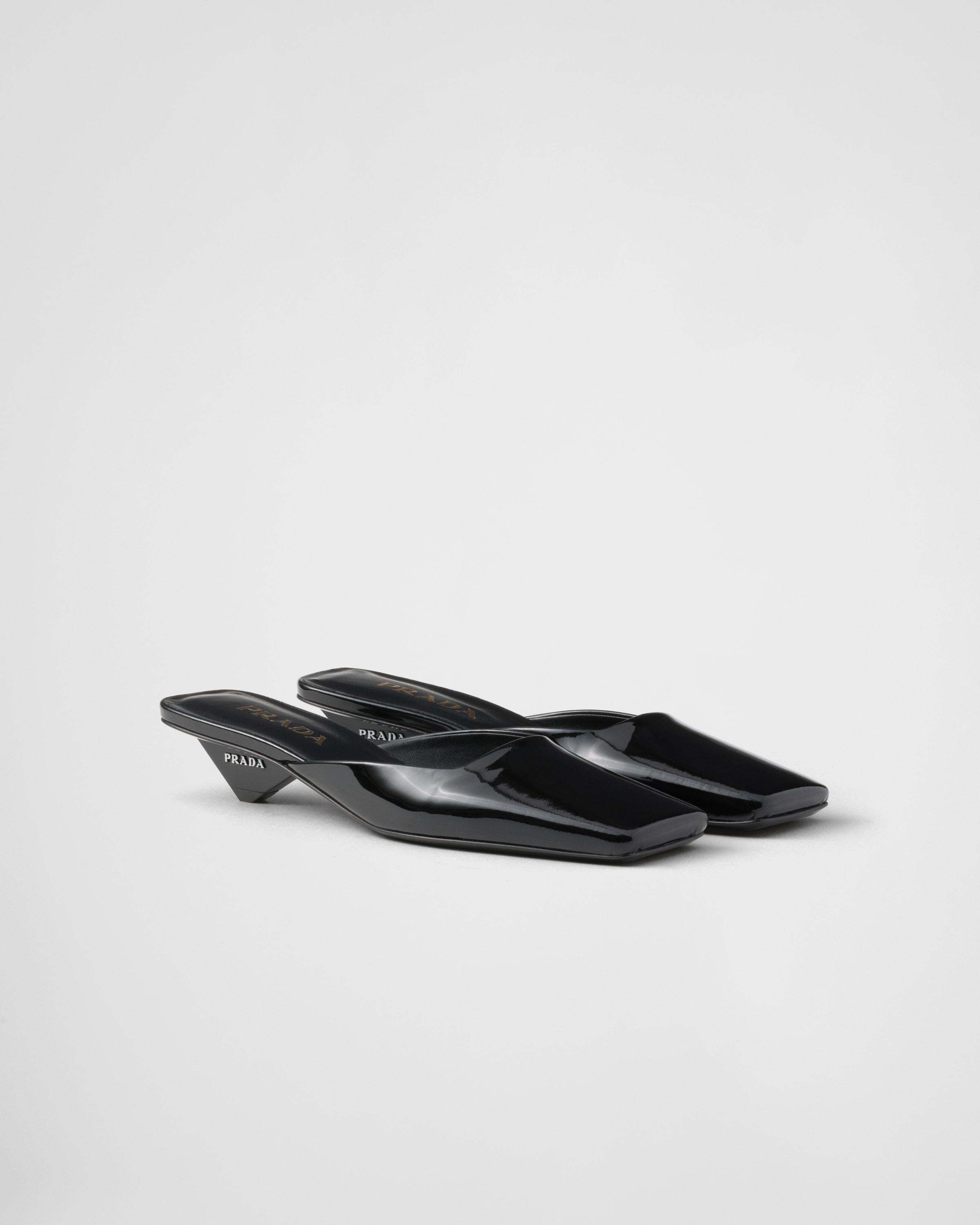 Patent Leather Mule In Black Product Image