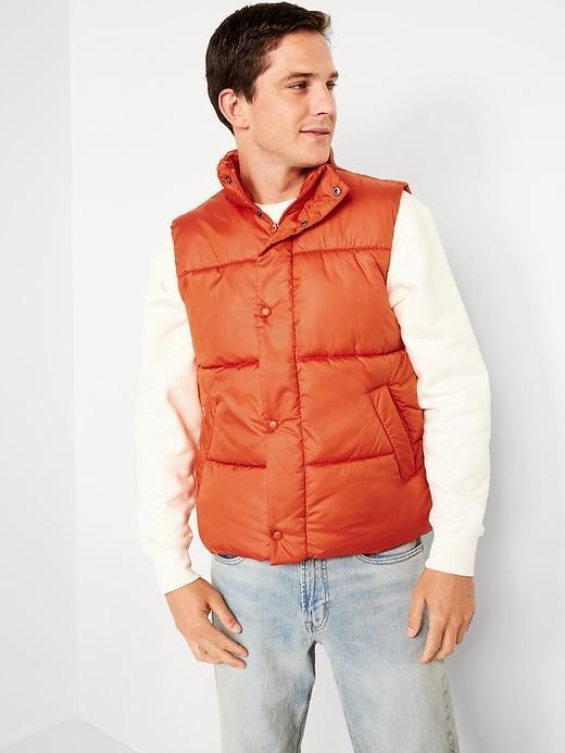 Water-Resistant Puffer Vest Product Image