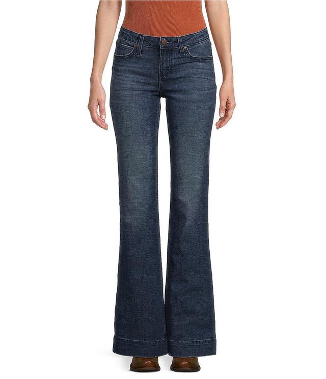 Wrangler® Mae Mid Rise Trouser Stretch Jeans Product Image