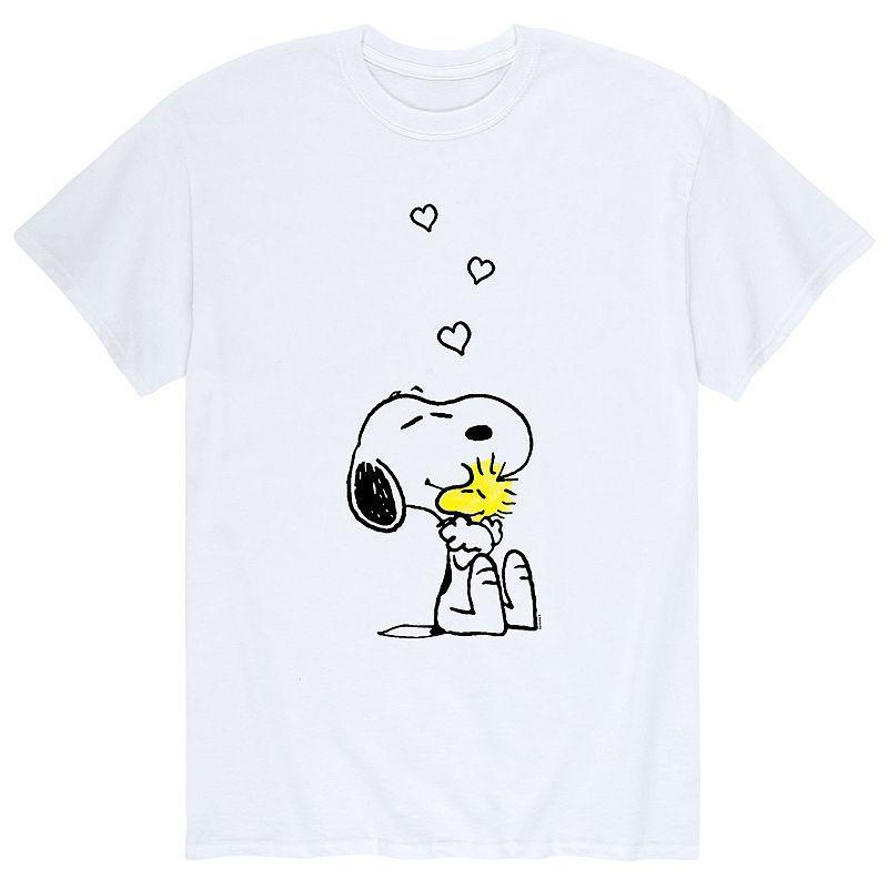 Mens Peanuts Snoopy Hugs & Love Tee Product Image