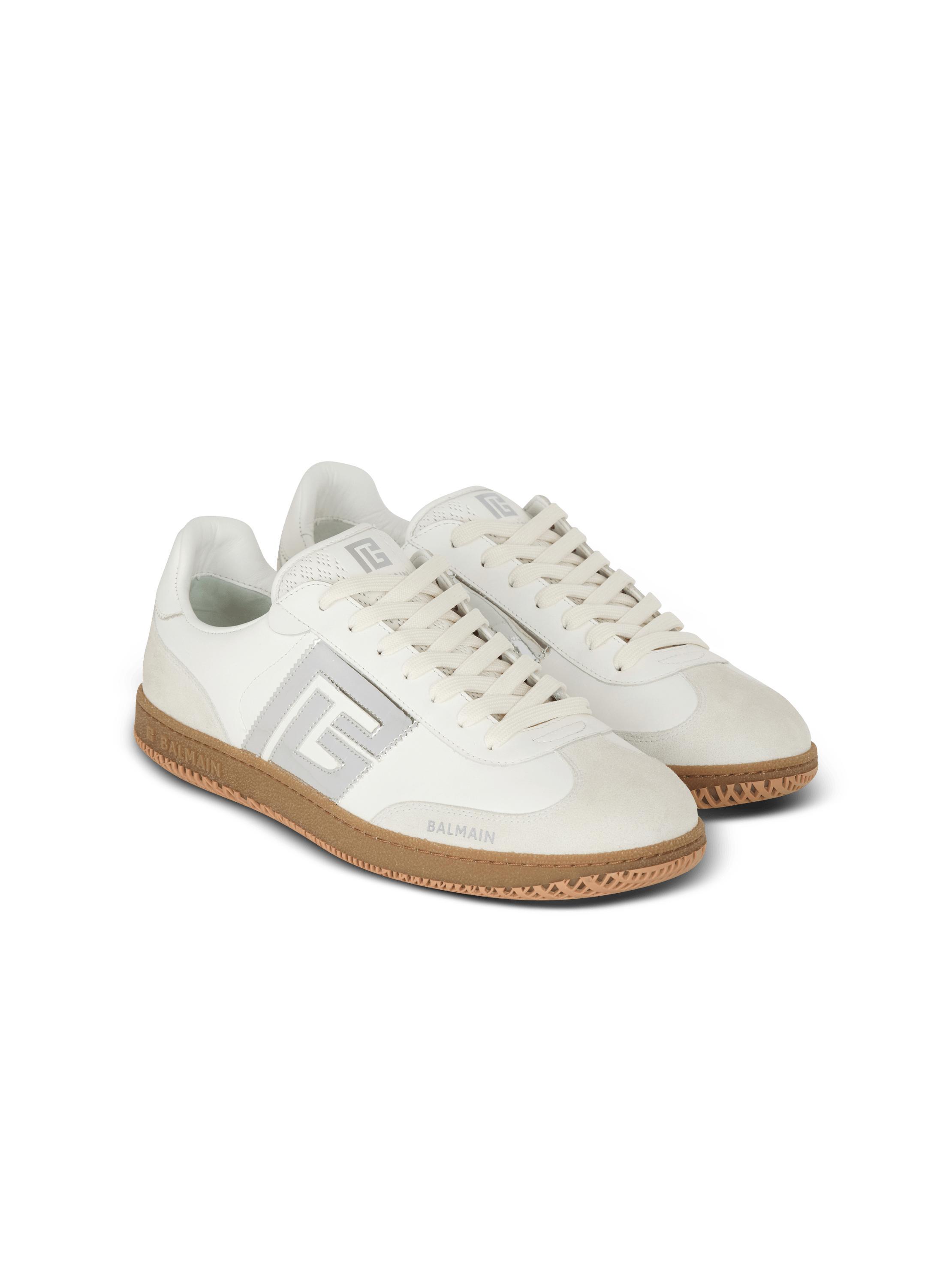 Calfskin Balmain Swan trainers Product Image