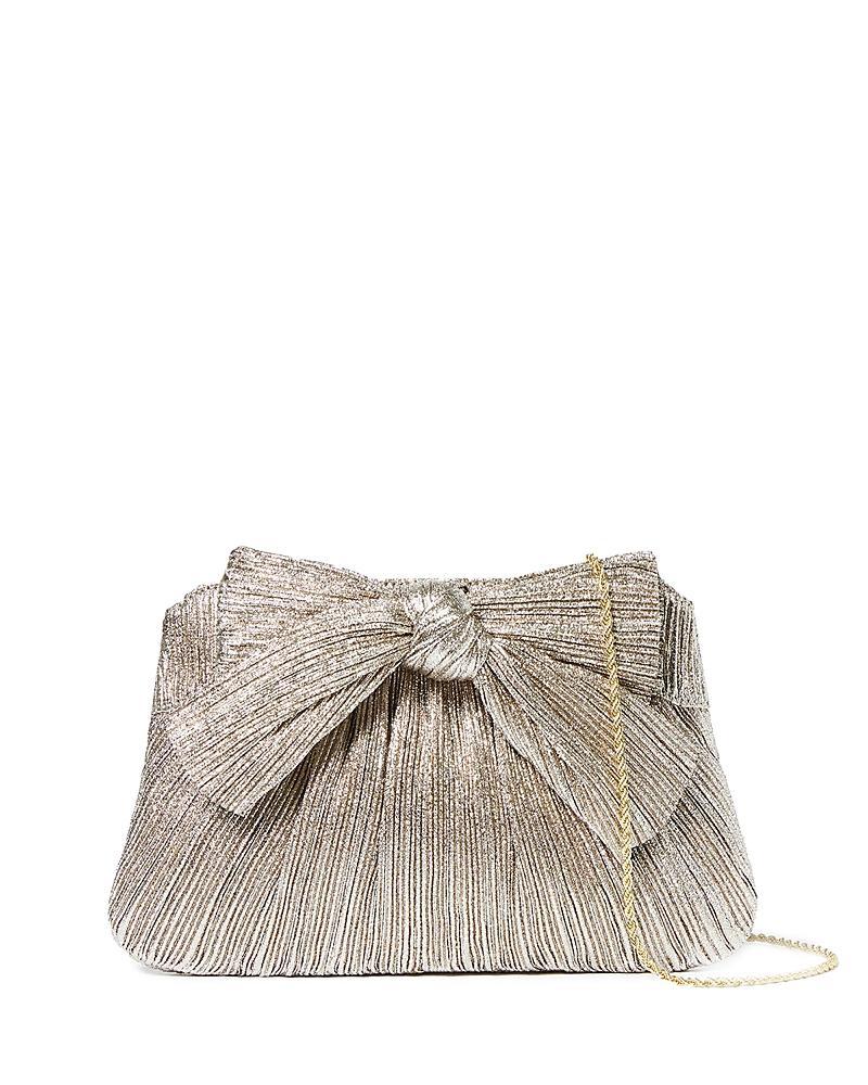 Womens Rayne Bow Pleated Frame Clutch Product Image