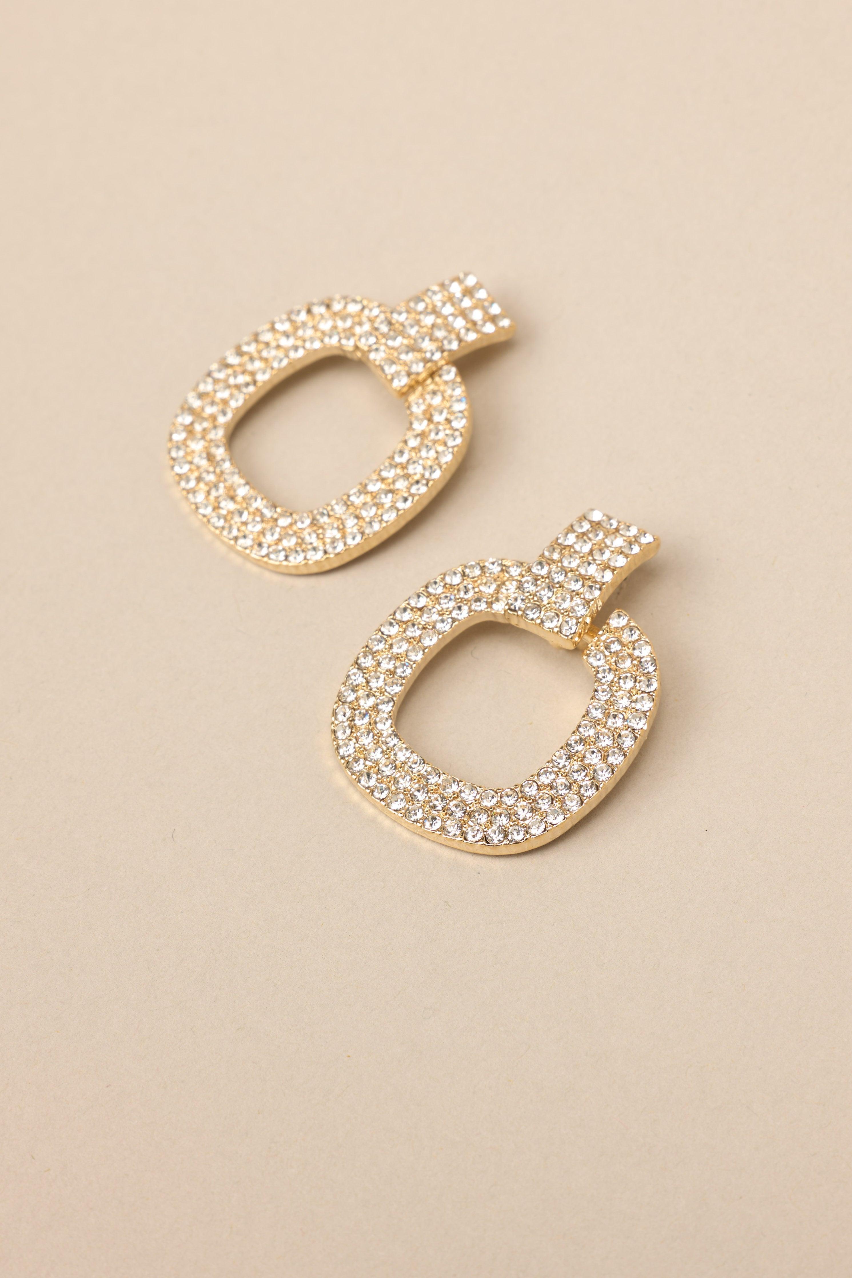 Sparkle Under Lights Gold Earrings Product Image