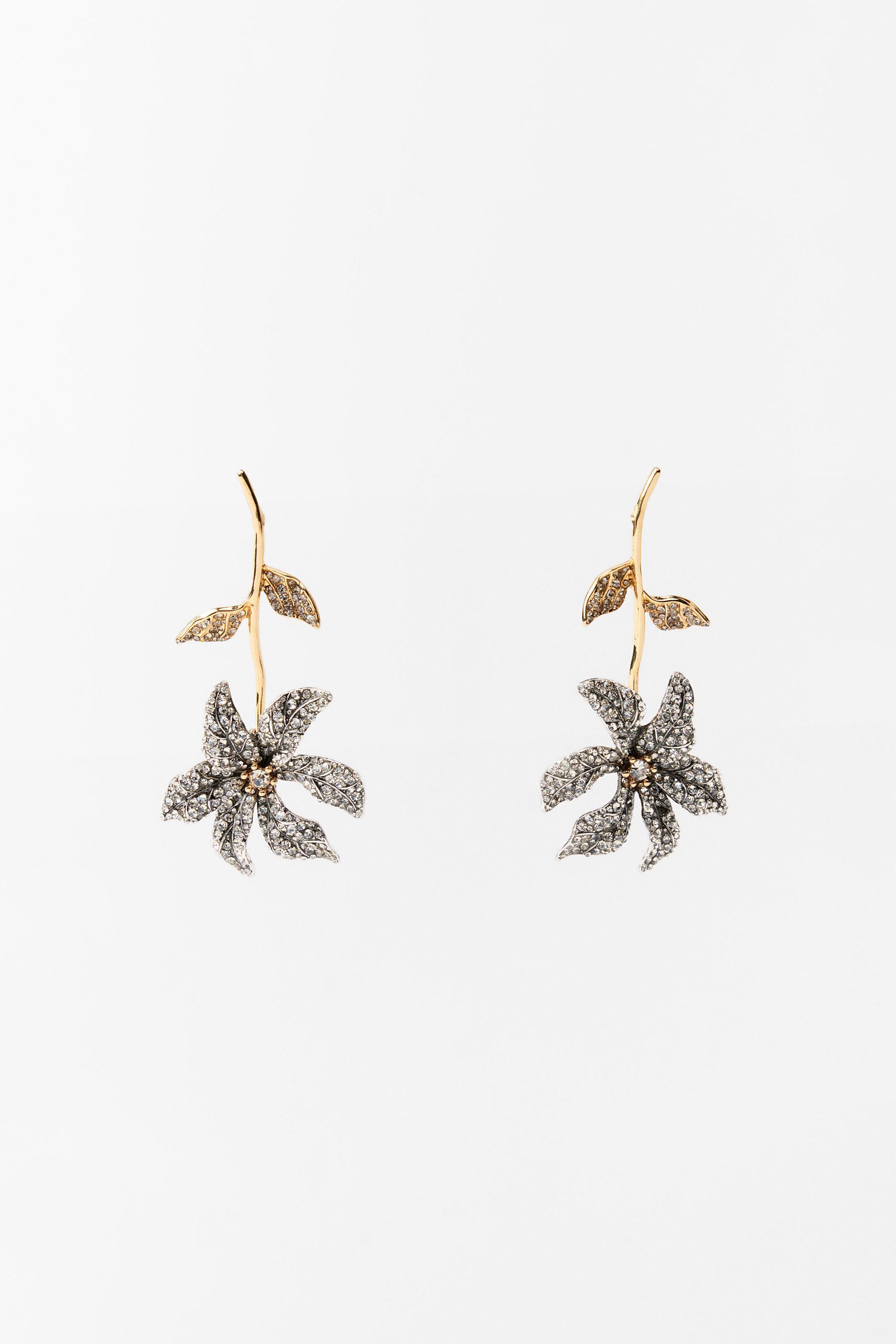 JEWEL FLOWER EARRINGS Product Image