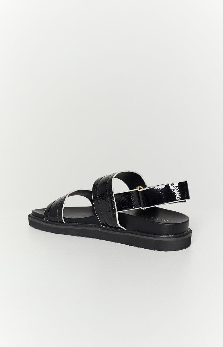 Billini Zyla Black Crinkle Sandal Product Image