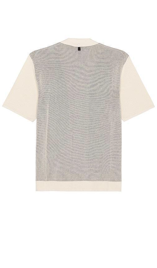 rag & bone Harvey Short Sleeve Knit Button-Up Camp Shirt Product Image