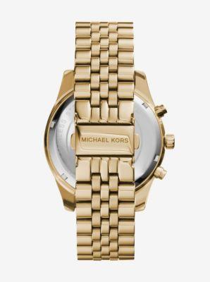 Oversized Pavé Logo -Tone Watch Product Image