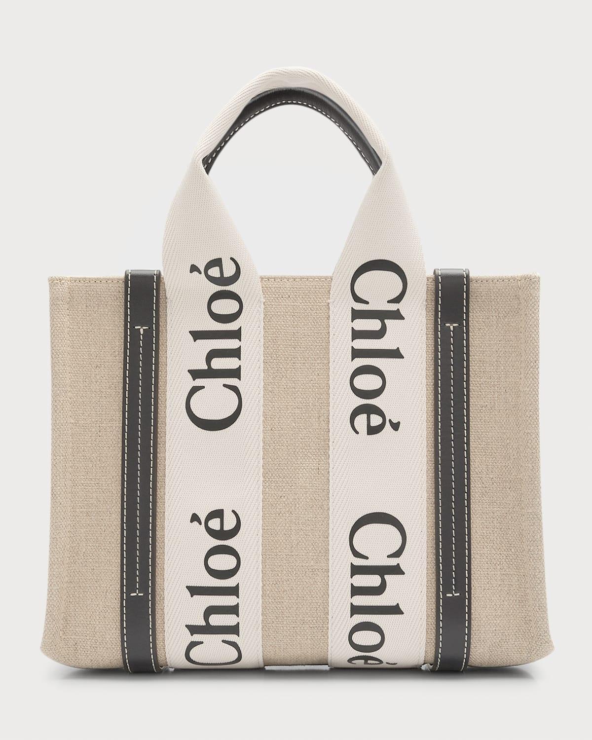 Woody Small Eco Linen Tote Bag Product Image