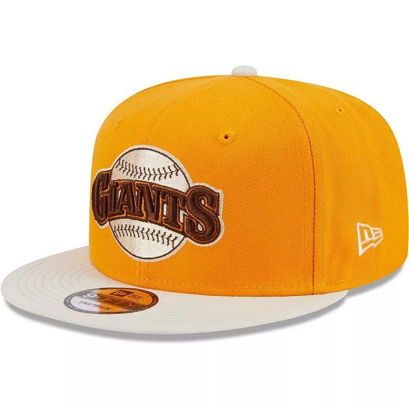 Mens New Era Gold San Francisco Giants Tiramisu 9FIFTY Snapback Hat Product Image