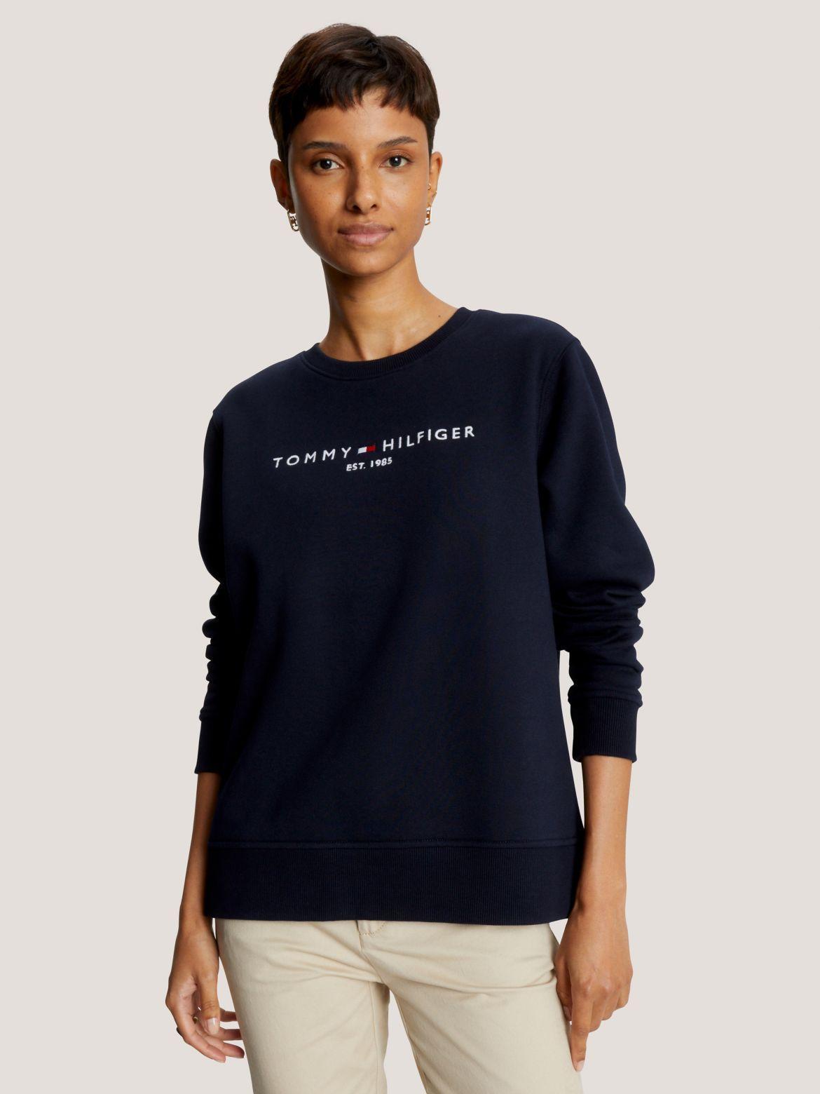 Tommy Hilfiger Women's Embroidered Tommy Logo Sweatshirt Product Image