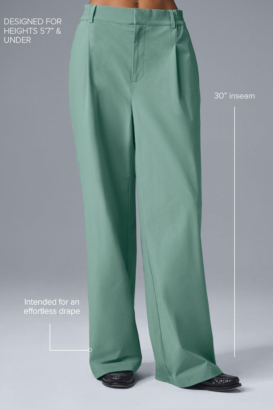 High-Waist Pursuit Trouser (Regular) - Botanical Green Female Product Image