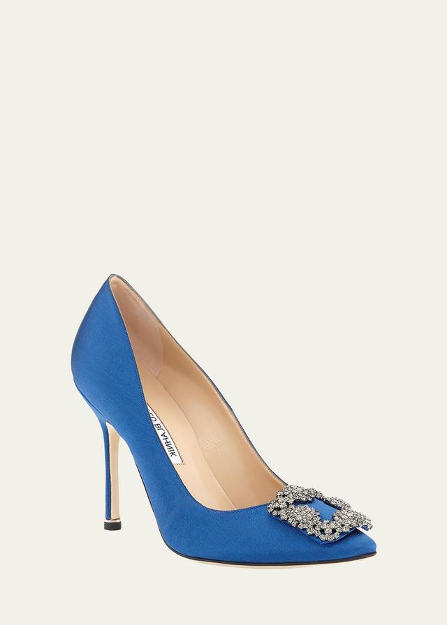 Womens Hangisi 105MM Embellished Satin Pumps Product Image