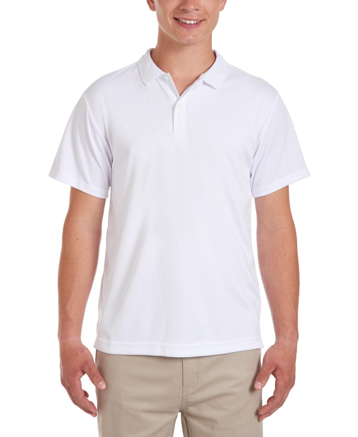 Nautica Young Men Uniform Short Sleeve Performance Stretch Polo Product Image